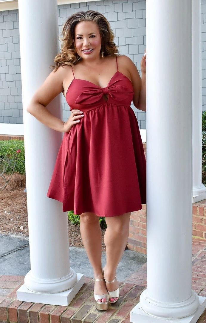 TCEC - CD02066 - 12722 That Special Someone Dress - Wine