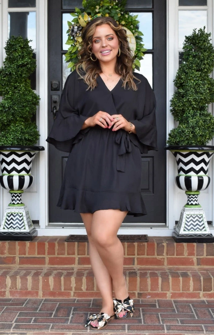 Andree - D10053-PP - 22022 Sweet Nothings Dress - Black DRESSES