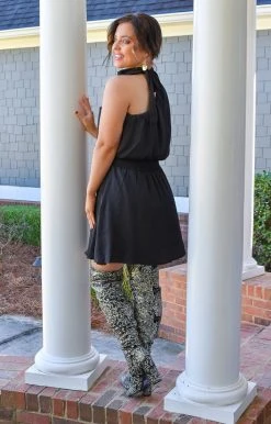 Main Strip - LD51632 - 102821 Come My Way Dress - Black