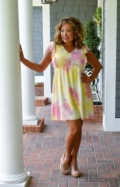 Andree - P94357 - 71822 Up At Dawn Tie Dye Dress DRESSES