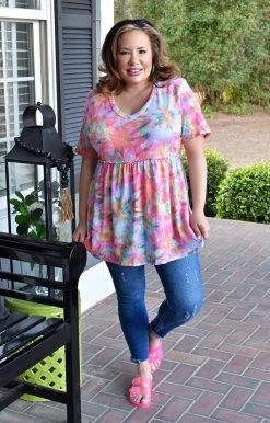 Heimish - BL-ST1875-24 - 21822 Good Times Tie Dye Top