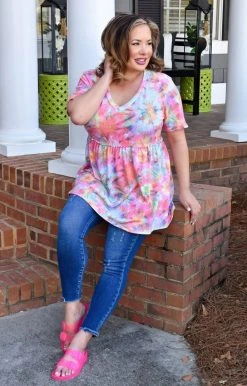 Heimish - BL-ST1875-24 - 21822 Good Times Tie Dye Top