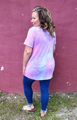 Heimish - BL-ST2000-34 - 2422 A Moment Too Soon Tie Dye Top