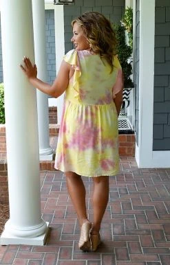 Andree - P94357 - 71822 Up At Dawn Tie Dye Dress DRESSES