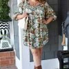 Andree - P94813 - 12122 Everybody You Know Floral Dress - Olive DRESSES