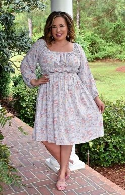 143 Story - DM7821-PP - 41222 Perfect Days Floral Dress - Multi DRESSES