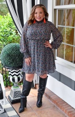 143 Story - 12322 Dancing In The Rain Floral Dress - Multi DRESSES