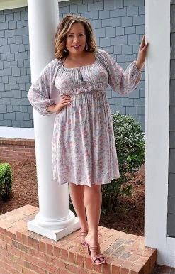 143 Story - DM7821-PP - 41222 Perfect Days Floral Dress - Multi DRESSES