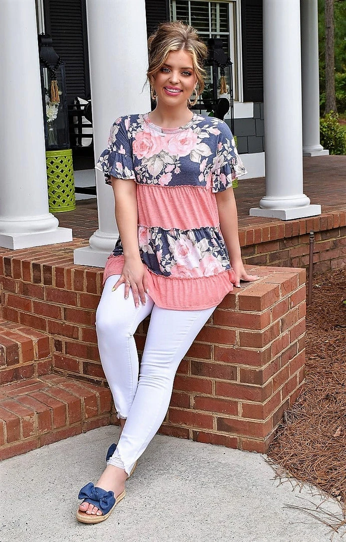 Heimish - BL-ST2181-12 - 42022 TOPS Where It All Began Colorblock Top