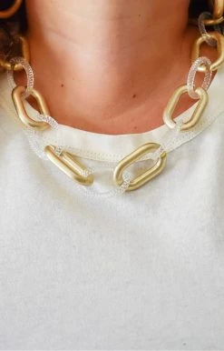 Golden Stella - NE82523-001 - 72321 Picture Perfect Necklace - Gold Accessories