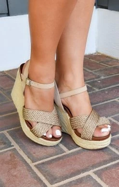 MIA - TESSANNE - 71521 MIA - Tessanne Wedges - Natural SHOES