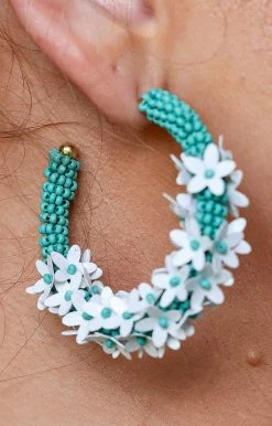 Prep Obsessed - 72522 Cute & Capable Earrings - Dark Mint