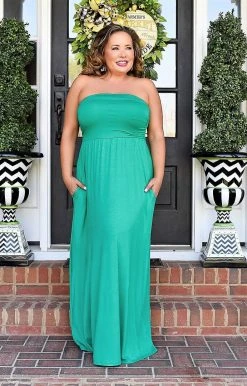 Heimish - BL-SD1306-10 - 33122 The Only One Maxi Dress - Kelly Green DRESSES
