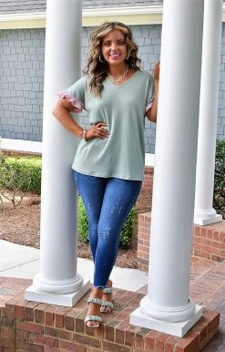 Heimish - BL-ST2189-10 - 32622 TOPS Don't Go Far Top - Mint