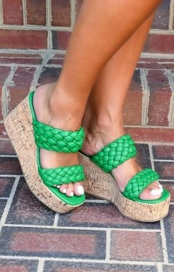 Shu Shop - MALLORY - 72122 SHOES SHU SHOP - Mallory Wedge - Green