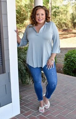 Heimish - BL-ST1002S - 21522 Around The Clock Top - Sage