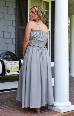 Heimish - WD1059L - 42822 Coming Back For More Maxi Dress - Slate