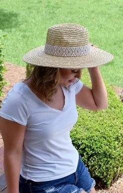 Fame Accessories - MMT8331PK - 72222 Summer Sparks Hat - Mauve