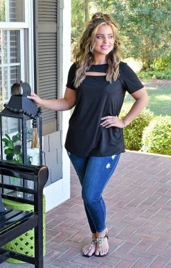 Heimish - BL-ET6105-BUL - 4722 Change Of Plans Top - Black