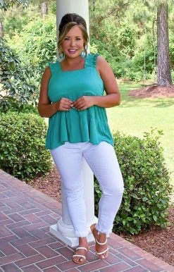 Andree - T10430-PP - 5722 TOPS Caught In A Moment Top - Jade