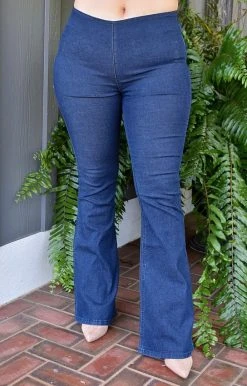 HeySon - EP1011PD - 1122 Noticed By All Flare Jeans - Dark Wash