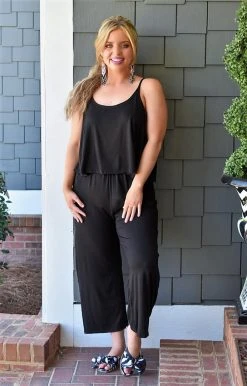 Heimish - SP1096-10 - 7222 Testing The Limits Jumpsuit - Black