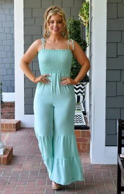 Vision - JP117PP - 61822 New Found Love Jumpsuit - Mint