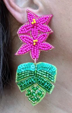 Prep Obsessed - 62222 Accessories Take Me To Maui Earrings