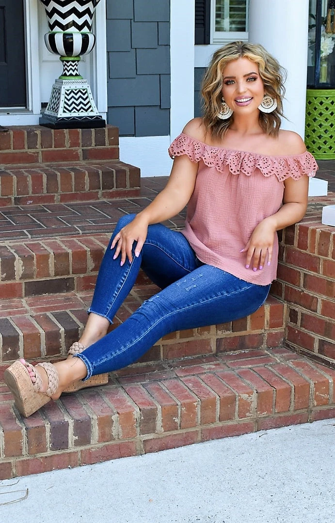 &Merci - MTP9450 - 7122 Take You Back Top - Mauve