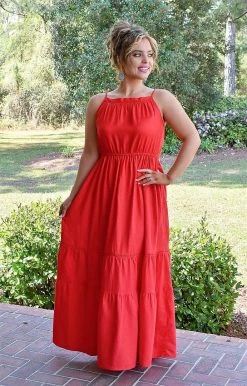 Heimish - WD1037V - 33022 All The Rage Maxi Dress - Red DRESSES