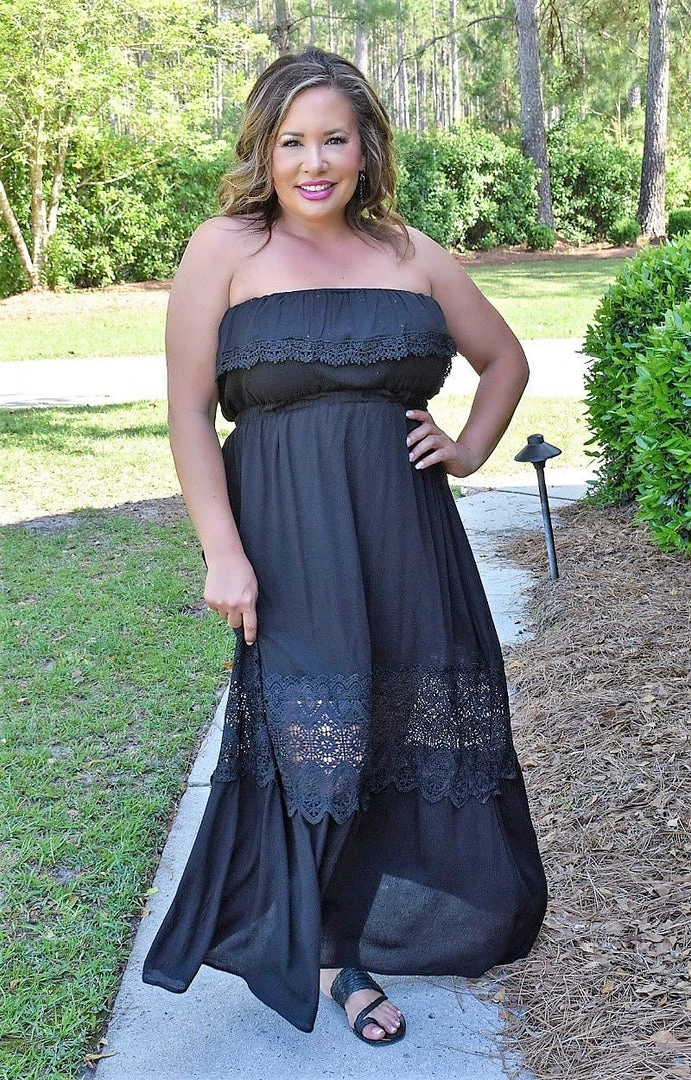 Heimish - WD1004F - 5322 Easy To Love Maxi Dress - Black