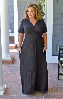 Heimish -BL-SD1311-10 - 42222 Weighing My Options Maxi Dress - Black