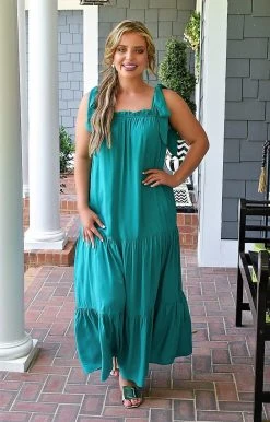 Andree - D10054 - 6122 Better Than The Rest Maxi Dress - Jade DRESSES