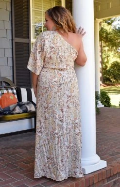 Main Strip - LD51626 - 103121 Kiss It Goodbye Print Maxi Dress DRESSES