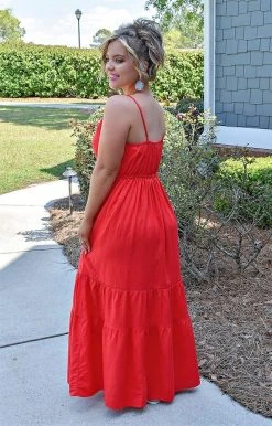 Heimish - WD1037V - 33022 All The Rage Maxi Dress - Red DRESSES