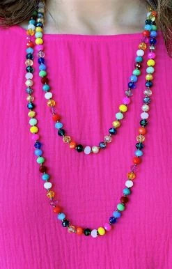 YFW - 72028 - 72122 Let It Go Necklace - Multi