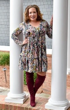 Sew In Love - VED18-1329B - 121121 Going With It Floral Dress - Multi