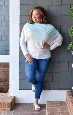 Davi & Dani - DT04438 - 2422 It's Like That Tie Dye Top