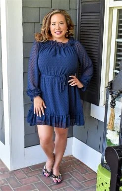 Heimish - HD1121 - 41522 Totally Worth It Dress - Navy DRESSES