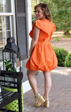 TCEC - CD01888 - 2722 DRESSES It All Works Out Dress - Orange