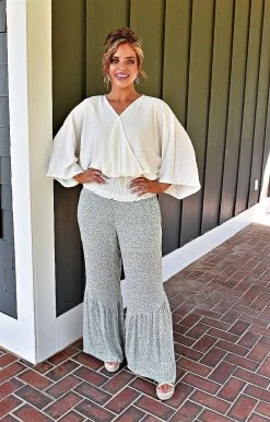 143 Story - TM6193H-PP - 61022 TOPS You're The Lucky One Top - White