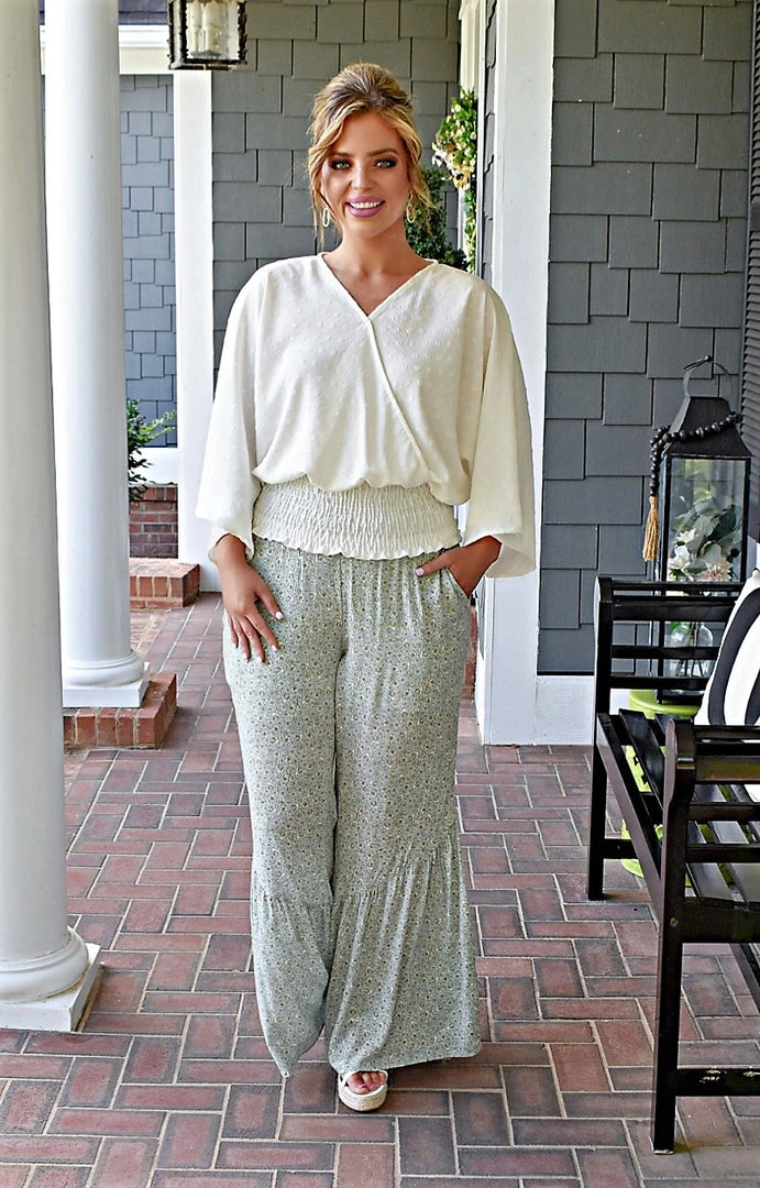 143 Story - TM6193H-PP - 61022 TOPS You're The Lucky One Top - White