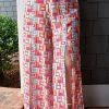Davi & Dani - DD12232PER - 53022 Summer Energy Print Pants - Multi BOTTOMS