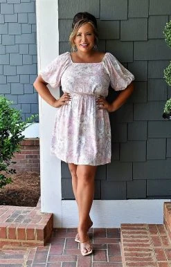 Andree - D10115-PP - 5922 Joyful Days Print Dress - Multi