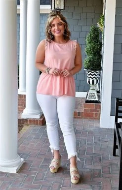 Staccato - 18515B-PP - 22822 Go The Extra Mile Top - Coral