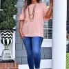 Heimish - BL-ET6656-10 - 32722 TOPS Soulful Looks Top - Peach