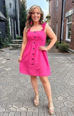 Staccato - 71463PP - 21922 A Little Sweeter Dress - Fuchsia