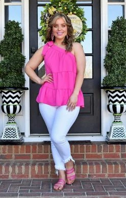 Staccato - 18612PP - 3522 Asked For You Top - Fuchsia