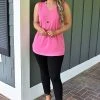 Heimish - BL-ST2045 - 42622 All About Me Tank - Hot Pink TOPS
