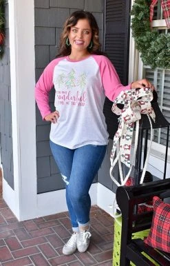 Jane Marie - JM21538T - 12821 Most Wonderful Time Of Year Graphic Tee